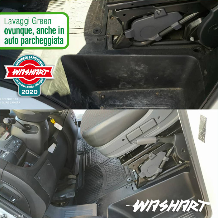 Washart settore Automotive lavaggi di carrozzeria completamente GREEN
